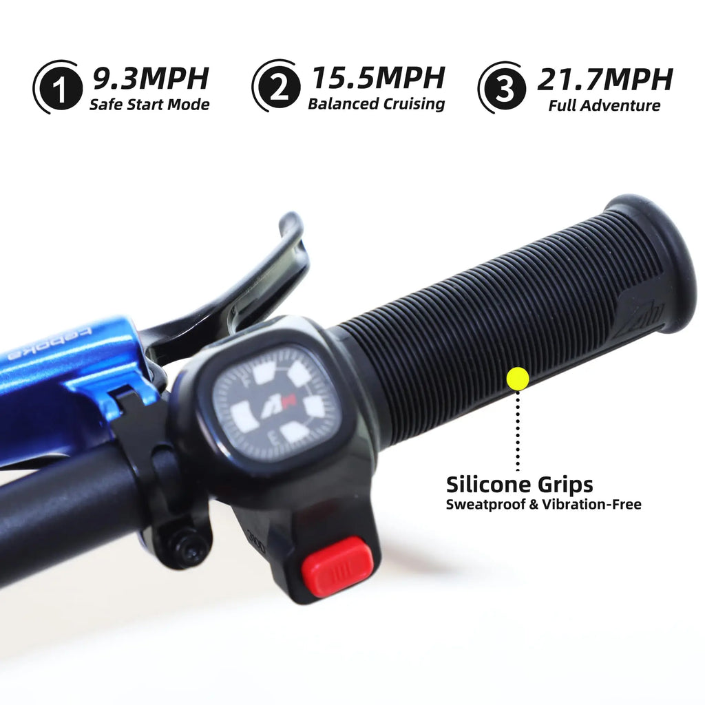 RFN Racing 18 Electric Dirt Bike For Kids - 36V 3-Speed Stunt Jump Bike - Lightweight Aluminum Frame Electric Bike For Age 14+