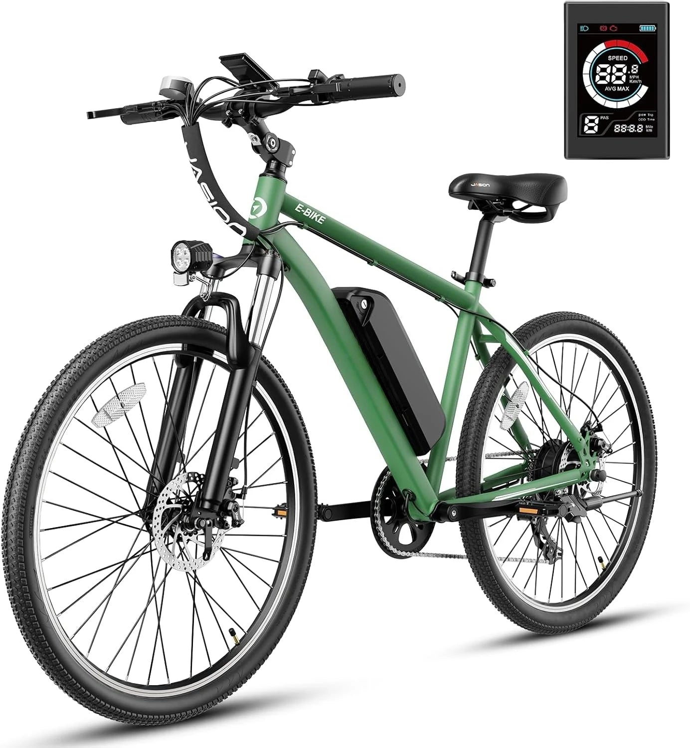 Electric Bike for Adults with Peak 750W Brushless Motor,40Miles 20MPH Commuting Electric Mountain Bike with 360Wh Removable