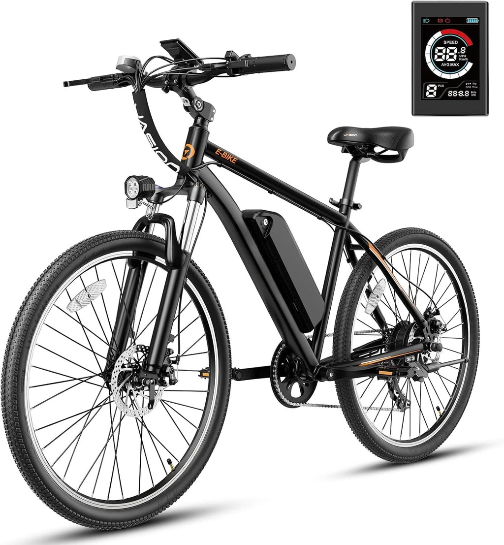 Electric Bike for Adults with Peak 750W Brushless Motor,40Miles 20MPH Commuting Electric Mountain Bike with 360Wh Removable
