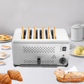 Machine, 6-Slice Bread Baking Machine with 1650W Power, Stainless Steel Bread Oven with Five Time Options, Small Toaster with