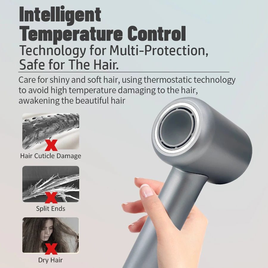 Professional Hair Dryer High-Speed 110V Personal Blower Hair Care Styling Negative Ion Tool Magnetic Nozzle Fast Hair Blow Dryer