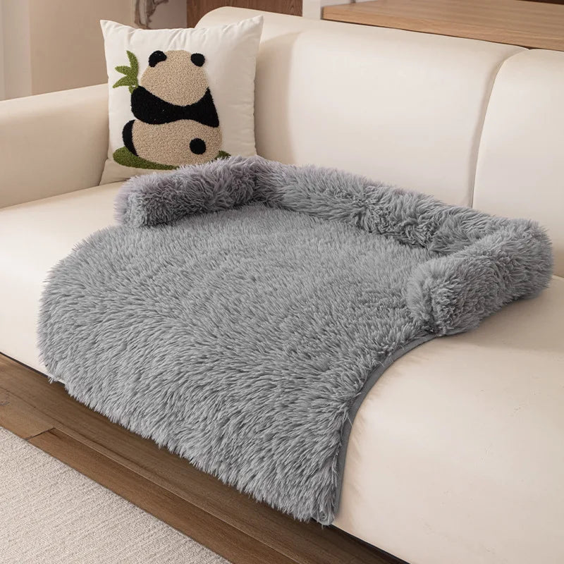 2025 New Style Sofa Pet Pad, Plush Dog Bed, Warm and Anti-slip Pet Sleeping Sofa Pad for Autumn and Winter