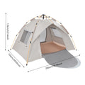 2-3 Person Outdoor Folding Tent Quick Automati Opening Self-driving Wild Camping Tent Waterproof Sunscreen Portable Tent