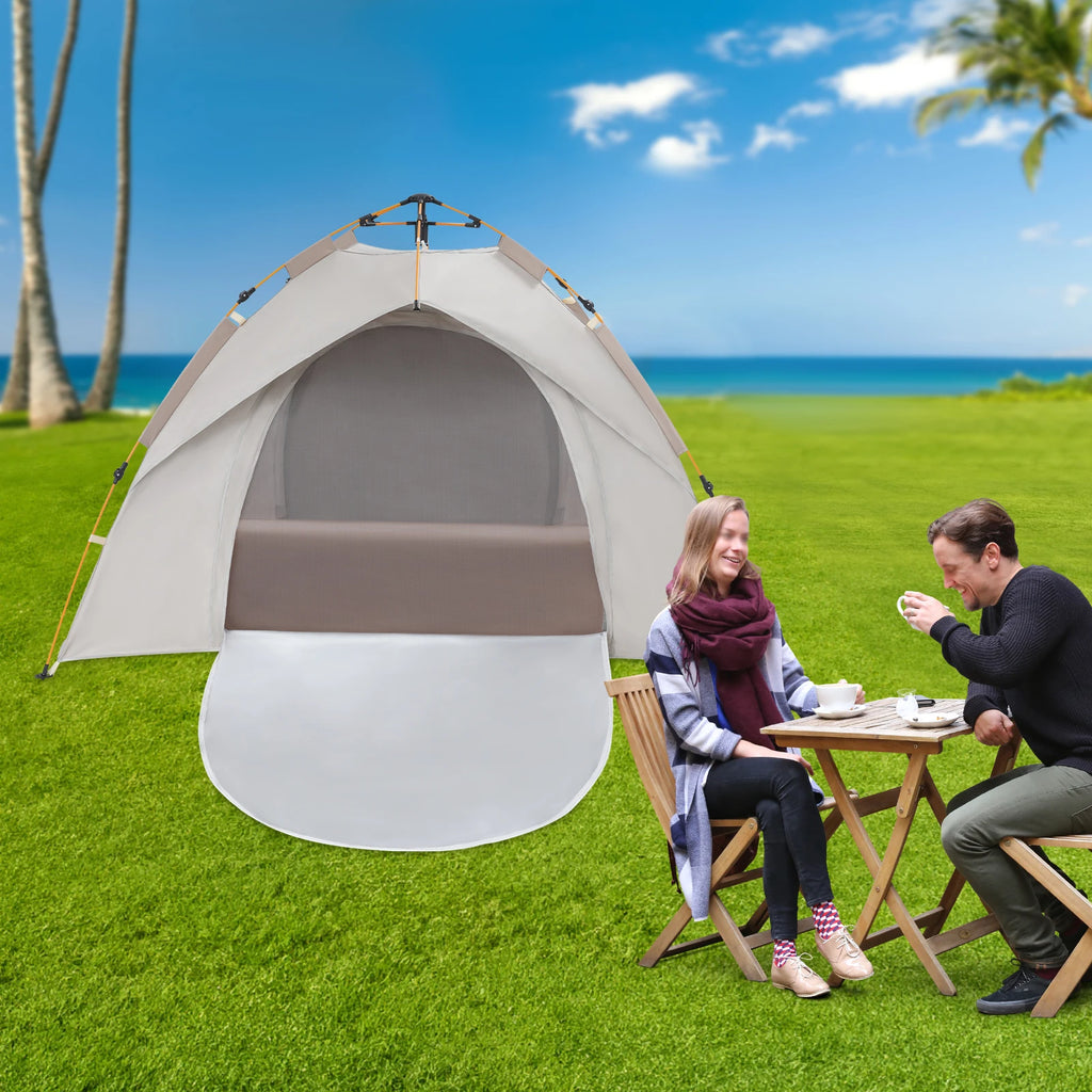 2-3 Person Outdoor Folding Tent Quick Automati Opening Self-driving Wild Camping Tent Waterproof Sunscreen Portable Tent