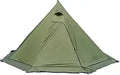 4 Persons 5lb Lightweight Tipi Hot Tents with Stove Jack, 7'3" Standing Room, Teepee Tent for Hunting Family Team Backpacking Ca
