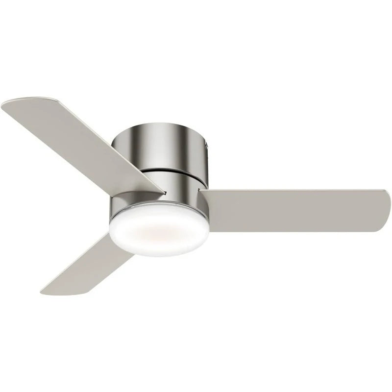 Fan 59454 Minimus 44-Inch Low Profile Ceiling Fan with Energy-Efficient LED Light Kit and Remote Control, Ultra-Quiet Mot