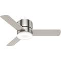 Fan 59454 Minimus 44-Inch Low Profile Ceiling Fan with Energy-Efficient LED Light Kit and Remote Control, Ultra-Quiet Mot