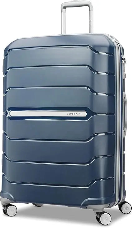 28-inch large luggage with dual 360° spinner wheels - tsa lock, airline-approved, lightweight