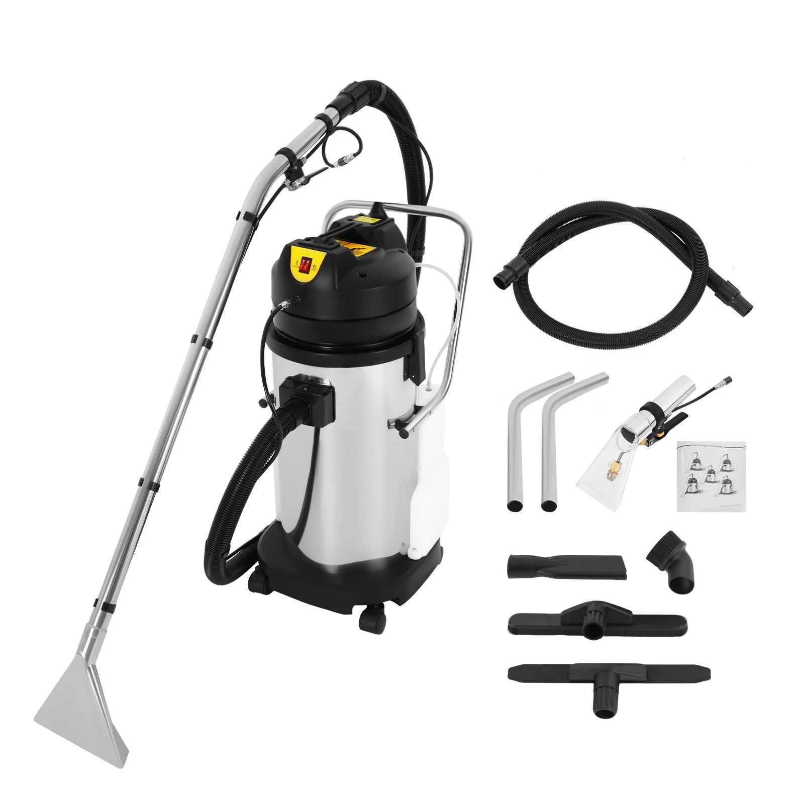 Carpet Cleaning Machine，1000W Freestanding Floor Carpet Cleaning Machine Vacuum Cleaner Water Sucker Cleaning Machine