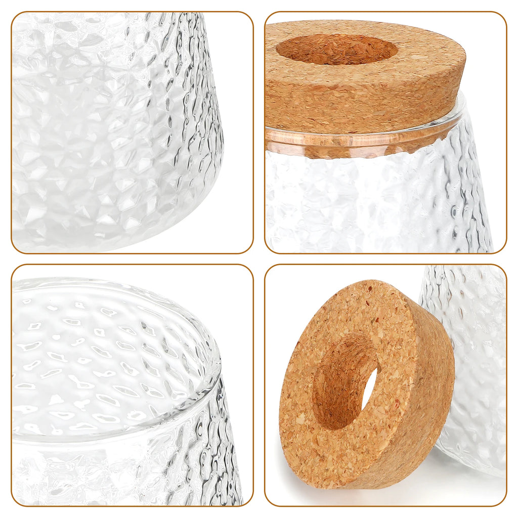 Glass Planter Terrarium Flower Vase with Reliable Materials Mini Vase Party Table Decor Suitable for Indoor Home Office