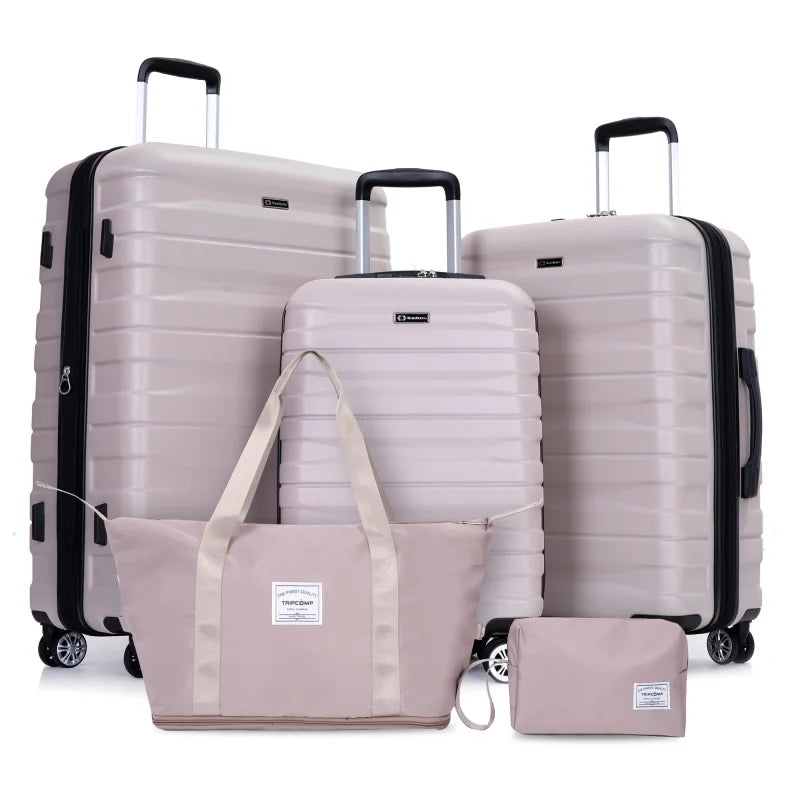 Luggage Sets 3 Piece Suitcases with Double Spinner Wheel,Suitcase Set ABS Hard Case Luggage with TSA Lock