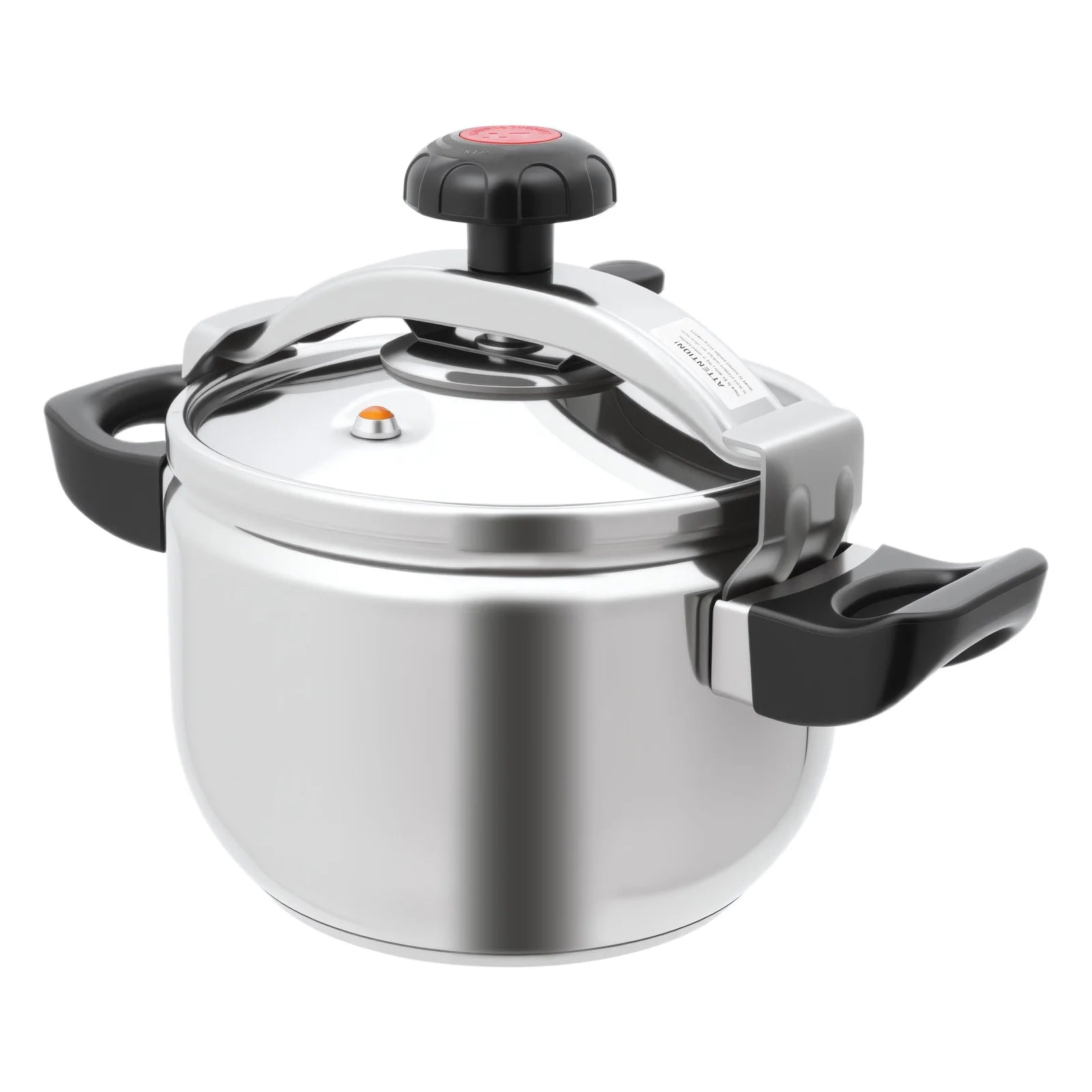 7.4Qt Stainless Steel Pressure Cooker, 60Kpa High Pressure Pot for Fast Cooking, Soup & Stew Making, Induction Safe
