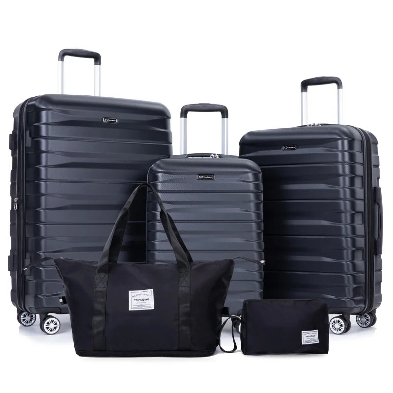 Luggage Sets 3 Piece Suitcases with Double Spinner Wheel,Suitcase Set ABS Hard Case Luggage with TSA Lock