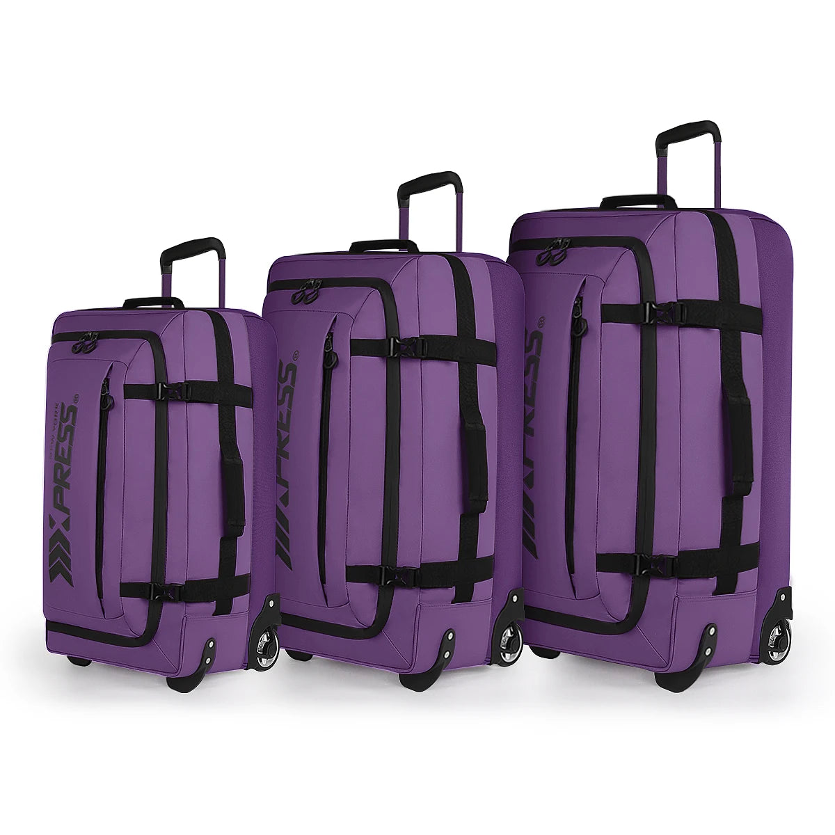 Luggage Sets 3 Piece Expandable Wheeled Bag Rolling Duffle Bag Waterproof Luggage Trolley Bags 20" 26" 30" Carry on Luggage