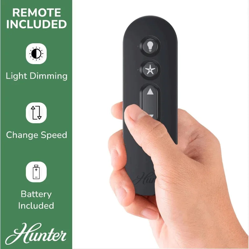 Fan 59454 Minimus 44-Inch Low Profile Ceiling Fan with Energy-Efficient LED Light Kit and Remote Control, Ultra-Quiet Mot