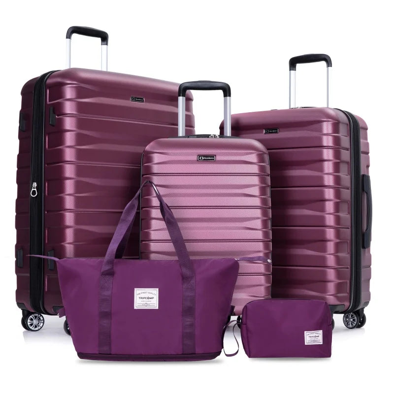 Luggage Sets 3 Piece Suitcases with Double Spinner Wheel,Suitcase Set ABS Hard Case Luggage with TSA Lock