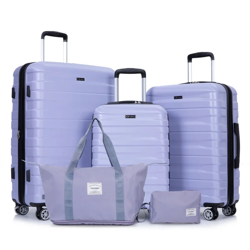 Luggage Sets 3 Piece Suitcases with Double Spinner Wheel,Suitcase Set ABS Hard Case Luggage with TSA Lock