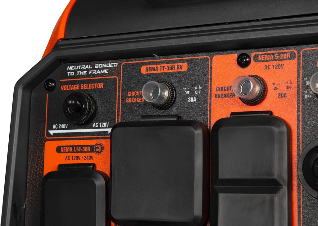 Quiet 6800-Watt Dual Fuel RV-Ready Electric Start Portable Inverter Generator with Fuel Shut Off and CO Watchdog (DF680iX)